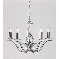 Unbranded 1210 5CH - 5 Light Polished Chrome Hanging Light