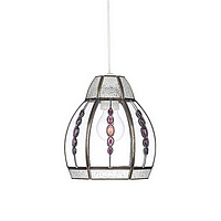 Unbranded 1214 AMETHYST - Glass Pendant Shade