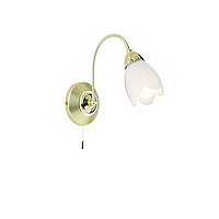 Unbranded 123 1 - 1 Light Satin Brass Wall Light