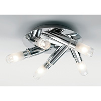 Unbranded 1303 5CH - 5 Light Polished Chrome Semi Flush Light