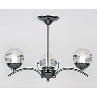 Unbranded 137 3BCF - Black Chrome Ceiling Light