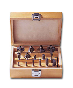 15 Piece TCT Router Bit Set