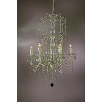 Unbranded 151 6H CC - Cream Crack Chandelier