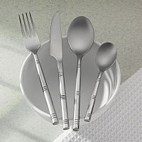 16-Piece Bamboo Cutlery Set