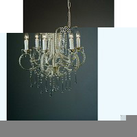 Unbranded 161 6H CC - Cream Crack Chandelier