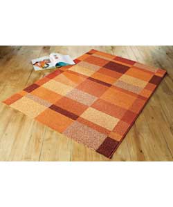 170 x 120cm Passion Blocks Brown Rug