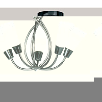 Unbranded 1706 5BC - 5 Light Black Chrome Ceiling Light