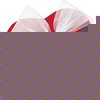 Unbranded 18 Choc Velvet Heart Box in ``White Bow`` Style