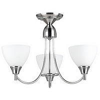 Unbranded 1805 3SC - 3 Light Satin Chrome Ceiling Light