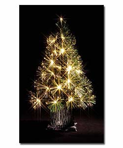 18in Revolving Table Top Fibre Optic Tree