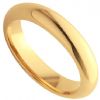 18k Yellow Gold 4mm Court Wedding Band