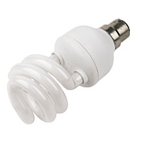 18W 240V Spiral Compact Fluorescent BC