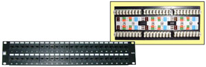 Unbranded 19`` CAT5e 2U 48 Port RJ-45 Patch Panel