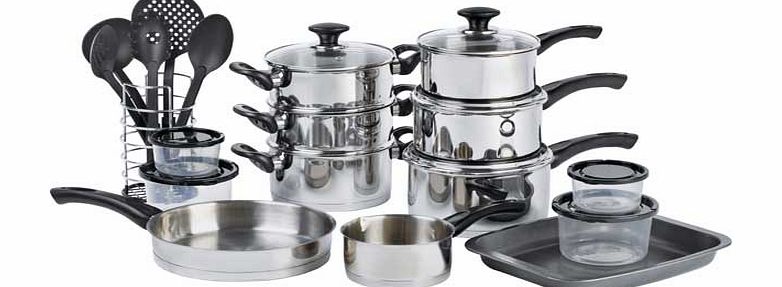 Unbranded 19 Piece Supreme Kitchen Cookware Set