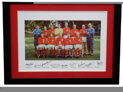 England 1996 signed 