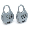 Unbranded 2 Pc Combination Luggage Padlock Set