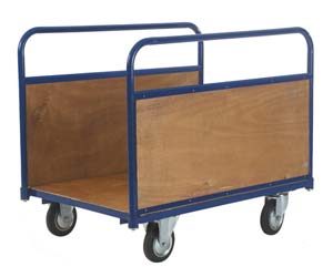 2 plywood side platform truck