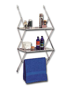 2 Tier Zig Zag Style Wall Unit