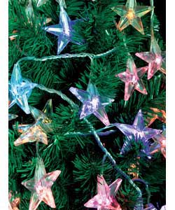 Unbranded 20 LED Static Glitter Star Lights