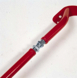 205 Rallye TU Engine >1989- Gti 1987> Sparco Steel Adjustable Strut Brace - Red