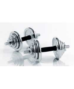 20kg Chrome Dumbbell Set