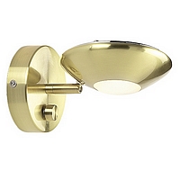 Unbranded 224 SB - Satin Brass Swing Arm Light