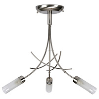 Unbranded 2283 3AC - 3 Light Satin Chrome Ceiling Light