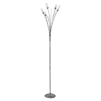 Unbranded 2283 5FLAC - Satin Chrome Floor Lamp