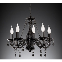 Unbranded 2335 5BK - 5 Light Black Chandelier