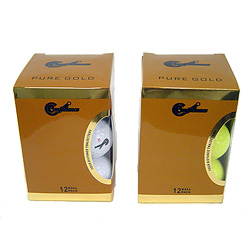 24 Confidence PURE GOLD Golf Balls - 2 Colours