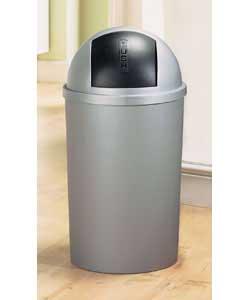 25L Silver Plastic Bullet Bin