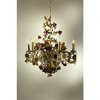 Unbranded 266 6H GS - Sage Cream Chandelier