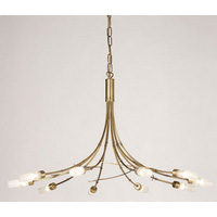 Unbranded 283 10AN - Antique Brass Hanging Light