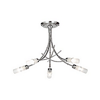 Unbranded 283 5SC - 5 Light Satin Chrome Ceiling Light