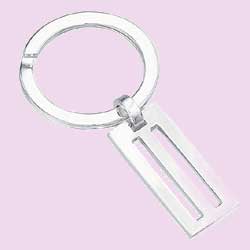 3 Bar Open Rectangle Keyring