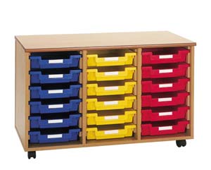 3 column tray storage