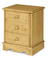 3 Drawer Bedside - Sherwood