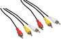 3 phono plug to 3 phono plug lead