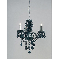 Unbranded 308 3BL - 3 Light Black Chandelier