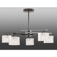 Unbranded 3235 5BC - 5 Light Black Chrome Ceiling Light