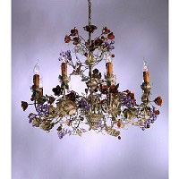 Unbranded 334 8H GSPU - Maple Leaf Chandelier