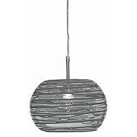 Unbranded 3447BK - Black Glass Pendant Light