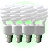 4 Bayonet BioBulbs 100w