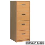 4 Drawer Filing Cabinet - Light Oak