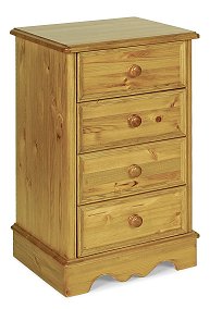 4 Drawer Narrow Chest - Sherwood