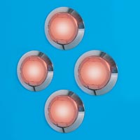 4 Pack Led Round Kit Multi