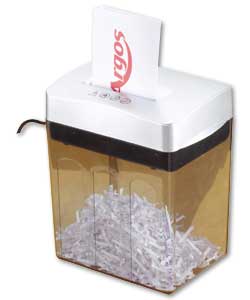 4 Sheets Cross Cut Paper Shredder with 5 Litre Waste Basket