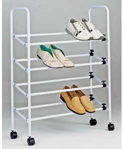 Unbranded 4 Tier Extendable Shoe Rack