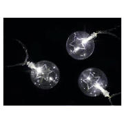 Unbranded 40 Finest Etched Glass Bauble Lights