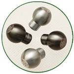 4000-11 Slant Top Gear Knob (Titanium)